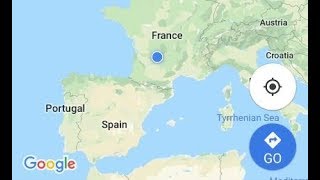 How to track your specific location while travelling in an aeroplane on Android phone