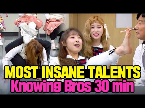 [Knowing Bros] CAN YOU DO THAT?😲 KPOP IDOL's Weird but Funny Talents Compilation😱