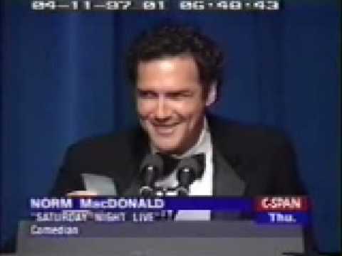 Norm Macdonald at the White House Correspondents Dinner 2/2