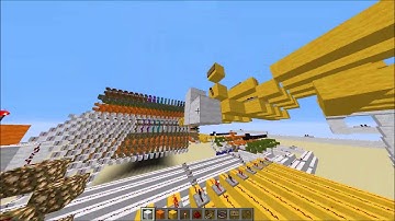 Minecraft -  Building the RC8001, an 8 Bit CPU Timelapse Part 7 Instruction decoder + Controllogic