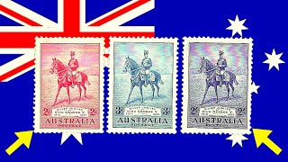 MOST VALUABLE RARE AUSTRALIAN STAMPS of values (1935-2005) - philately