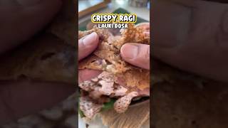 Crispy Ragi Lauki Dosa | No Fermentation | Instant Healthy Breakfast #shorts #ragi