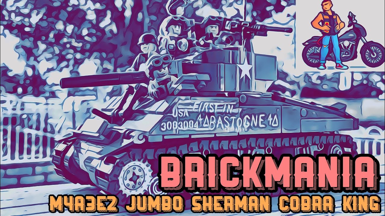 brickmania jumbo sherman