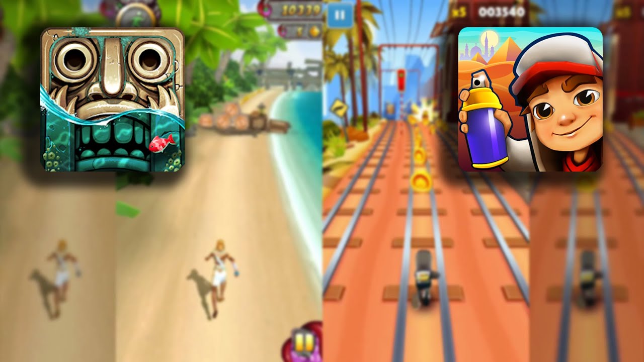 Temple Run 2 Pirate Cove Vs Subway Surfers Cairo - Endless Run Gameplay ...