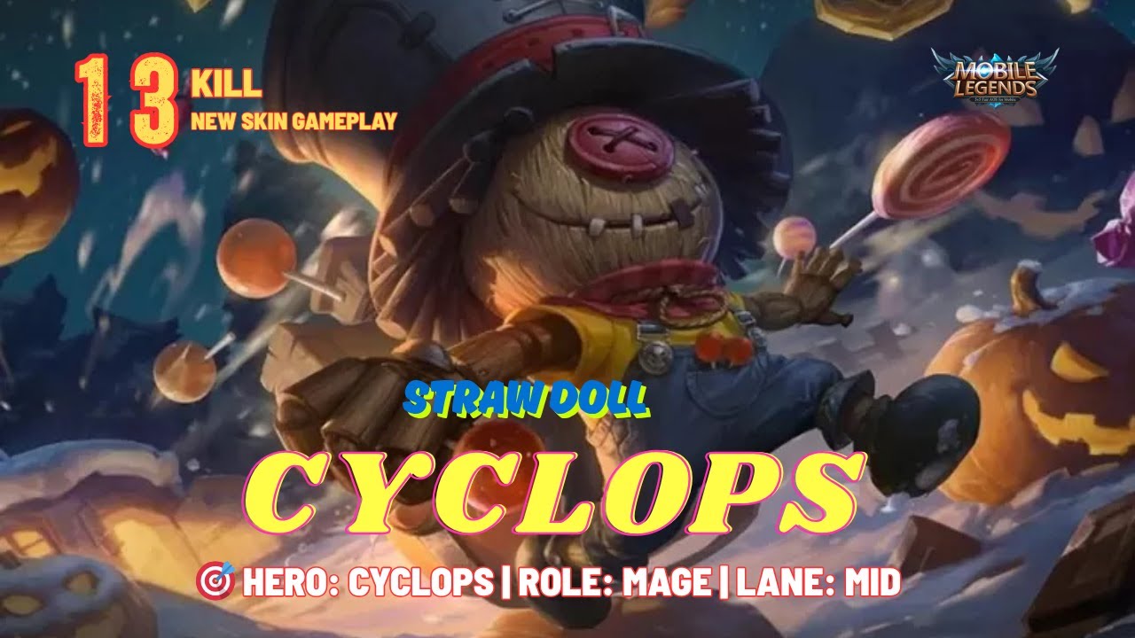 13 Kills!! - Build Top 1 Global Cyclops ~ MLBB.