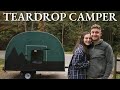 We bought a teardrop camper for 850 full tour  build plans