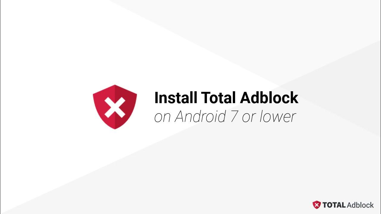Total adblock. Total adblock