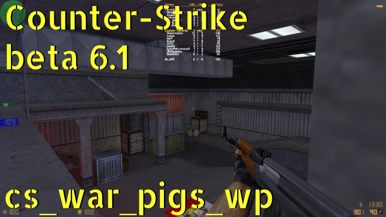 Counter-Strike beta 6.1 cs_war_pigs_wp online gameplay - September 2024 ...