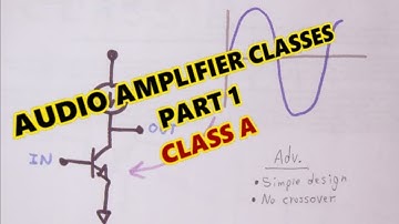 Audio amplifier class introduction - Part 1: Class A