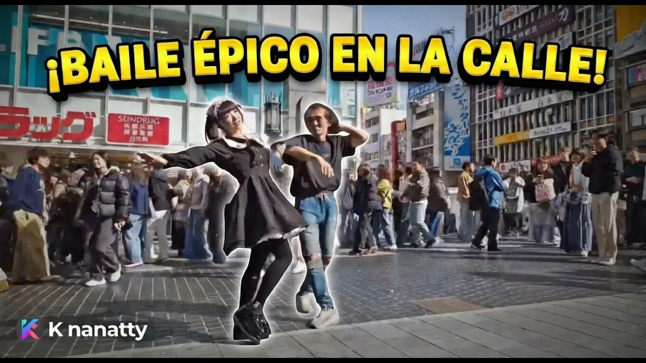 Japonesa Nanatty Baila en la Calle y Todo lo Recaudado se lo Da a su Amigo