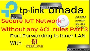 LC29: TP-Link ER-7206 ER-605 Omada Perimeter and Inner LAN Port Forward + WireGuard VPN Access