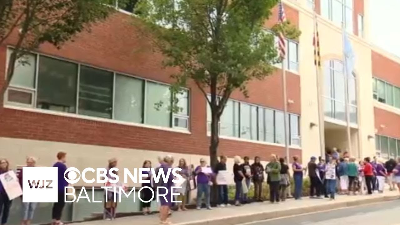Harford County community members protest school district's book ban