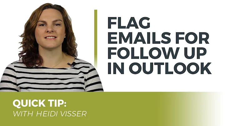 Quick Tip: Flag Emails for follow up in Outlook