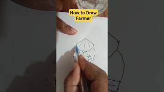 Draw Farmer | How to Draw Farmer #arttutorial #farmer