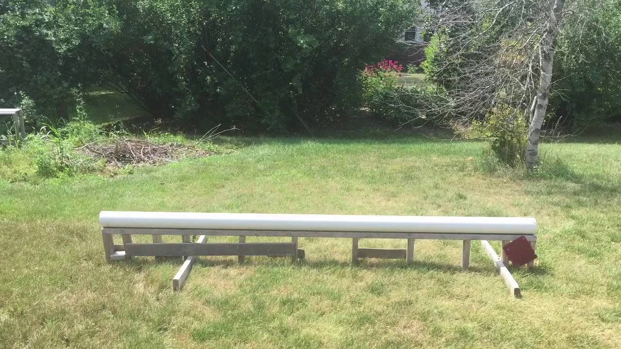 How To Make A Cheap Ski/snowboard Rail For Cheap - YouTube