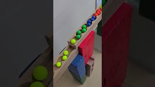 Marble Run Race ASMR HABA wave slope part37 #marblerun #マーブルラン #shorts