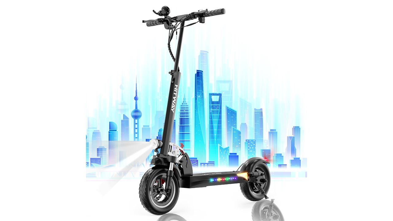 HITWAY adult electric scooter (H5) on the adjustment method of the