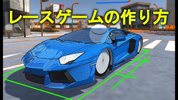 3分で分かる、レースゲームの作り方！車の動きを物理演算で再現！オープンワールド Unity5 紹介