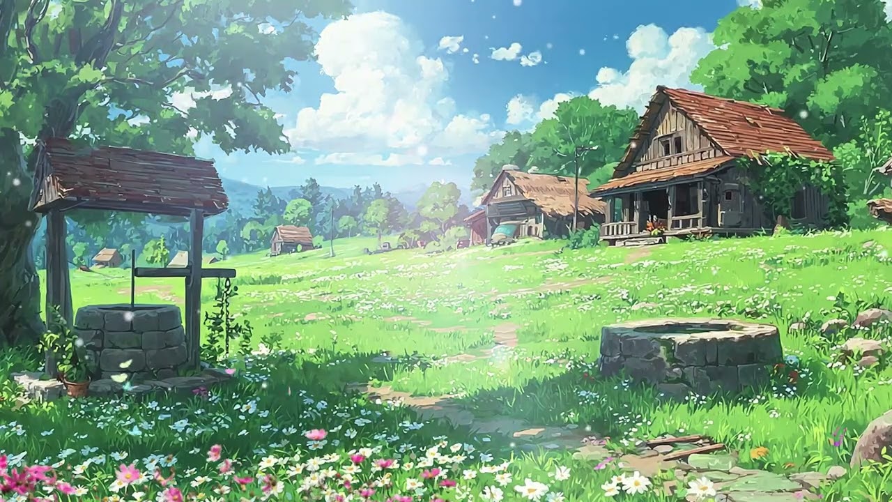 Peaceful Countryside Piano – Relaxing Music for a Sunny Day 🌿☀️