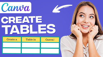 How To Create Tables With Canva | With FREE Templates