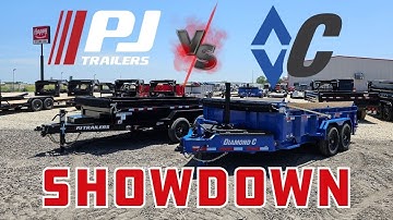 Dump Trailer Showdown! PJ VS Diamond C Dump Trailer Comparison!