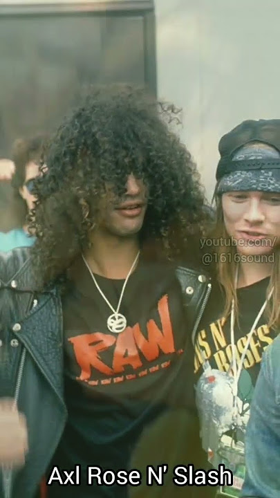 Axl Rose N' Slash (Guns N' Roses 80's-90's)