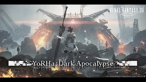 FFXIV x NieR Automata Crossover Raid & Main story. Patch 5.1