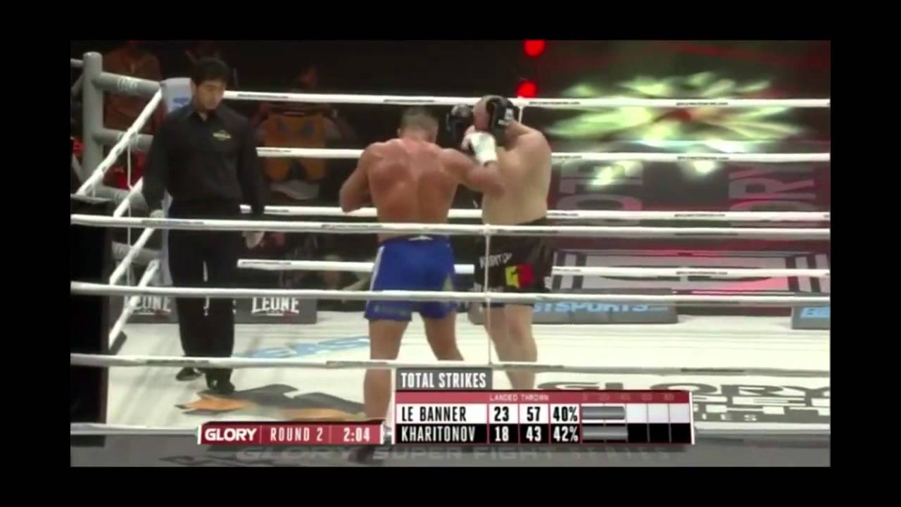 Sergei Kharitonov VS Jerome LeBanner   Muay Thai, Martial Arts TV and Fight on Demand   EB TV