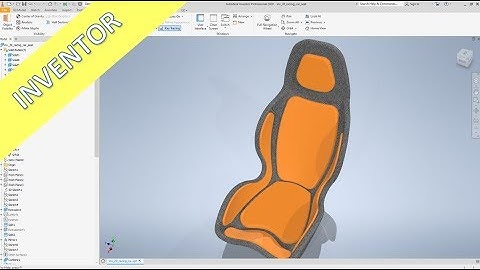 Racing Car Seat - Inventor 2020 Training - Part Design
