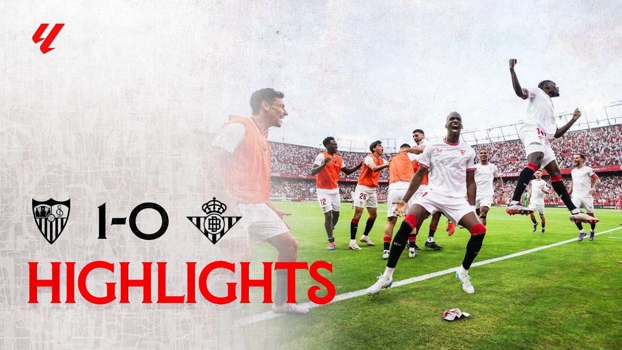 Sevilla FC vs Real Betis (1-0) LALIGA | Resumen - YouTube