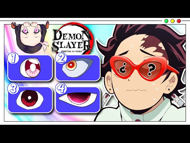 Test Your Memory! Demon Slayer Eyes Are Watching You! - Thebiem Quiz