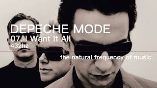 Depeche Mode - 07. I Want It All 432 hz