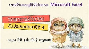 การสร้างแผนภูมิใน excel ป.4