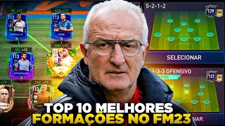TOP 10 MELHORES FORMAÇÕES PRA X1 NO FIFA 23 MOBILE!