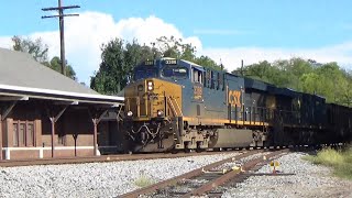 CSX ET44AH 3388 w/ "Spirit" Unit Leads Empty Coal E904-17 on 9/21/21