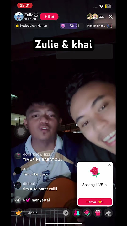 Zulie & khai cover punk rock jalanan