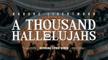 Thumbnail of Brooke Ligertwood - A Thousand Hallelujahs (Lyric Video)
