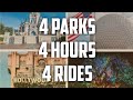 4 Disney Parks in 4 Hours | Flight of Passage, Slinky Dog, Space Mountain, Test Track