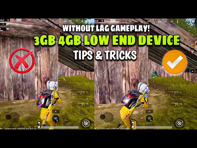 😎 LOW END DEVICE TIPS AND TRICKS | BGMI / PUBG MOBILE 3GB 4GB RAM LOW DEVICE WITHOUT LAG GAMEPLAY! class=