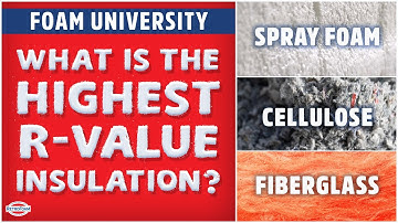 What is the Highest R-Value Insulation? | Foam University