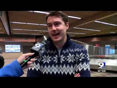 Holiday travelers enjoy the convenience of Eugene Airport