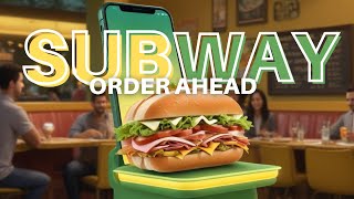 How to Order Ahead on the Subway app