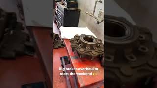 ZF axle brakes overhaul