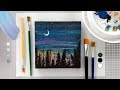 Como pintar em tela: Pintura fácil em tela com tinta acrílica - DIY | como fazer