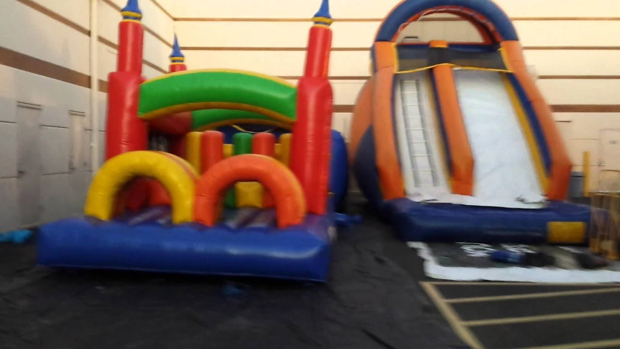 Obstacle course rentals and dry slide rentals AZ