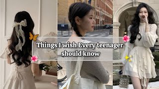 Essential Things Every Teenager Should Know✨ 🖤🦋🌺 #viral #teenagers #aesthetic