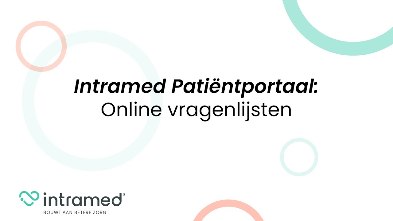 Patiëntportaal: Online vragenlijsten