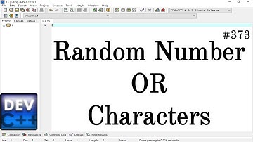 Random number or characters in matrix in C Language || Simple Method Apply