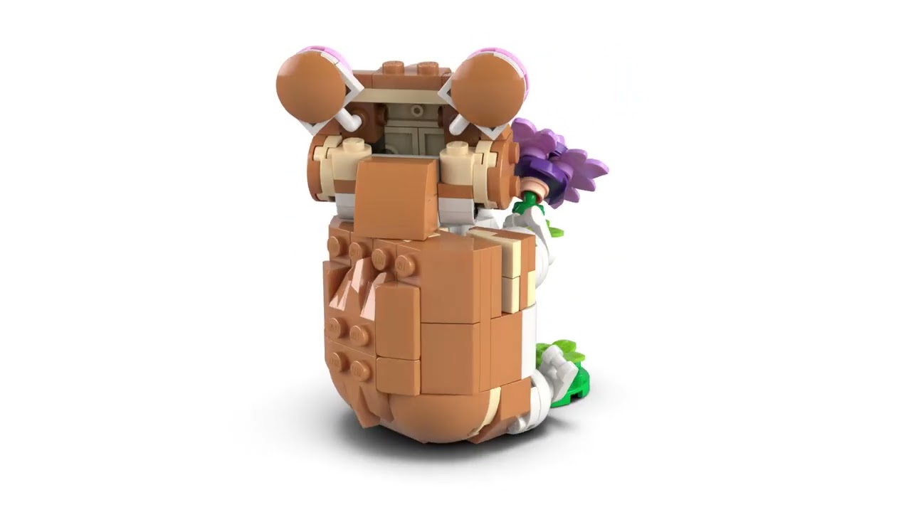 Konstruktorius LEGO® Creator 3in1 Mielas žiurkėnas su gėle 31376
