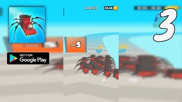 Merge Spider Train Gameplay Walkthrough Part 3 - Level 20 ~ 28 (Android)